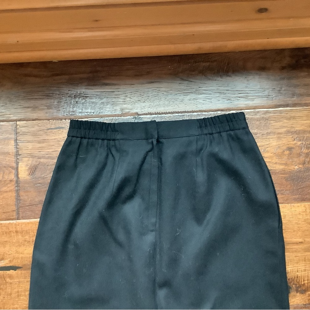 Talbots Solid Black, Lined Midi Straight Pencil S… - image 5